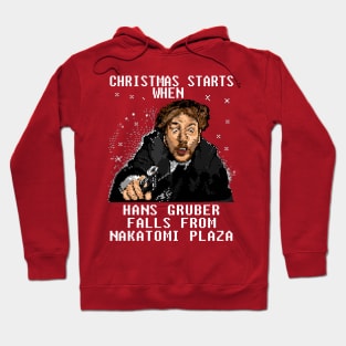 Christmas Starts When - Die Hard Hoodie